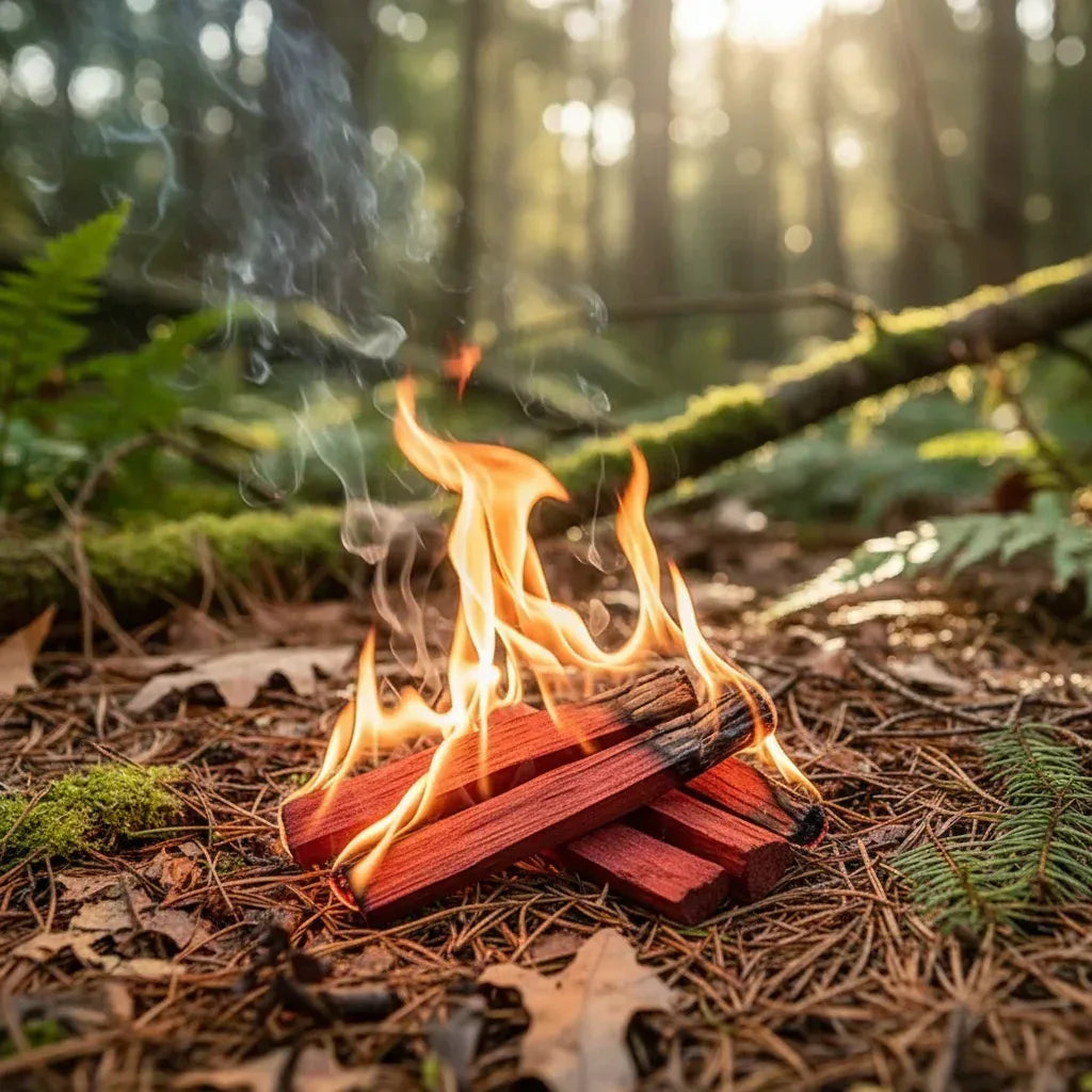 Red Sacred Wood Wand