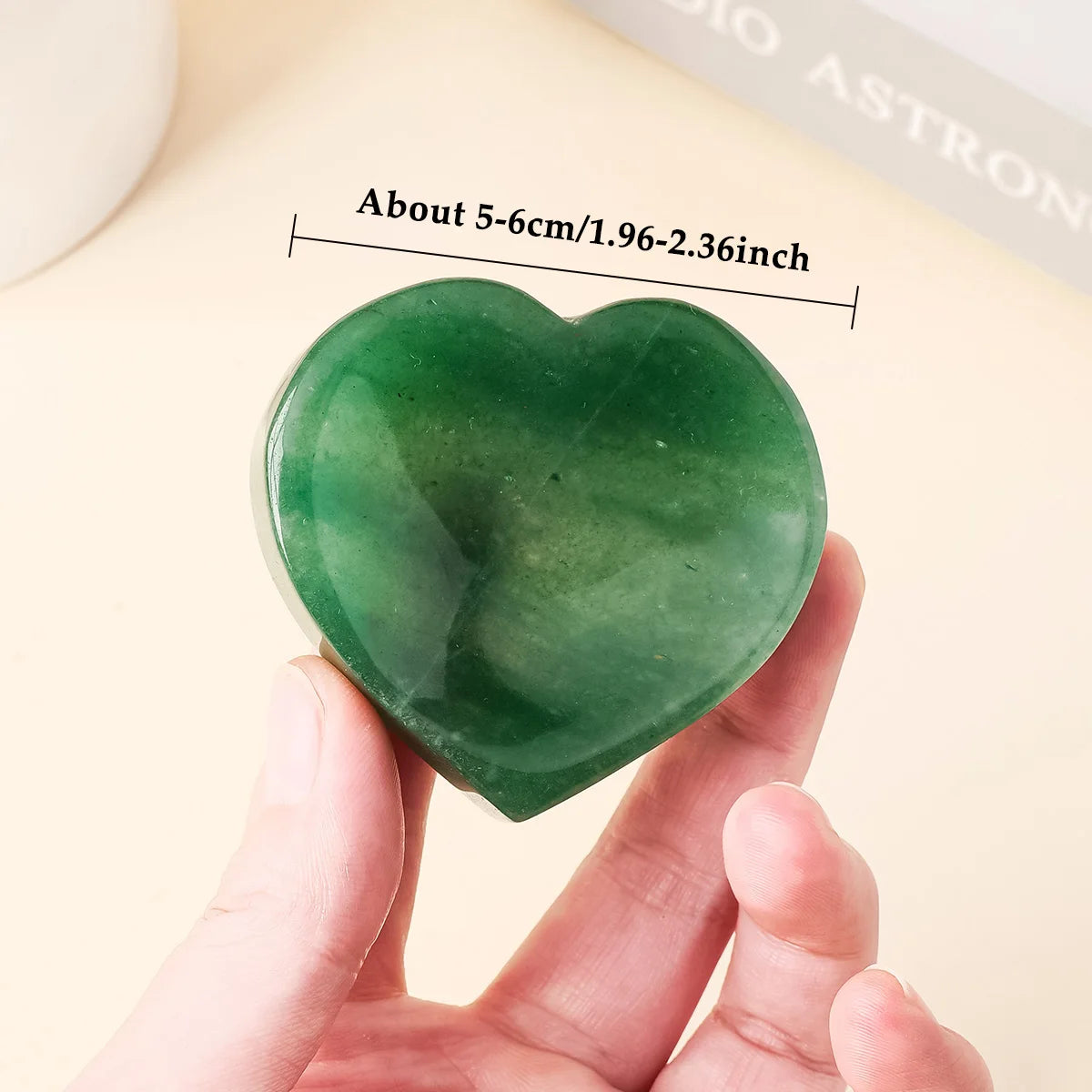 Green Aventurine Crystal Heart Bowl |Wholesale CrystalHola