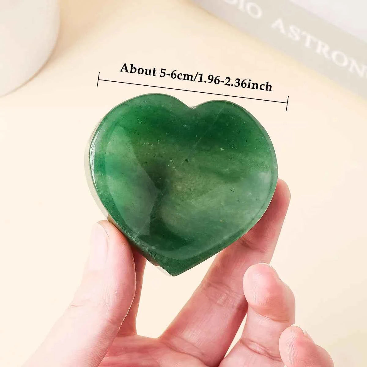 Green Aventurine Crystal Heart Bowl |Wholesale CrystalHola