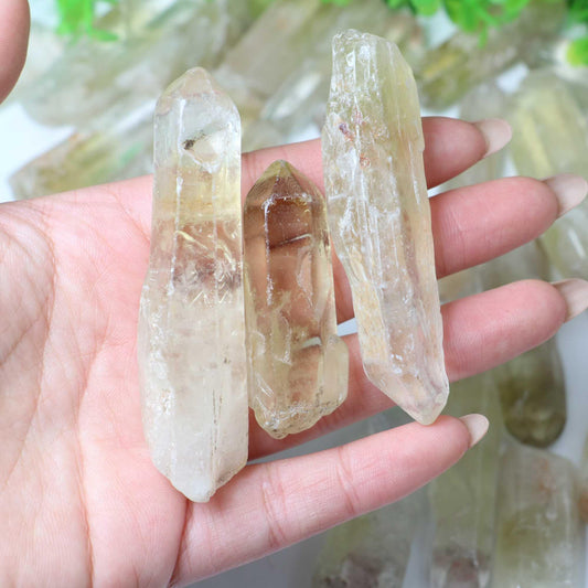 Smoky Yellow Single Cluster - CrystalHola