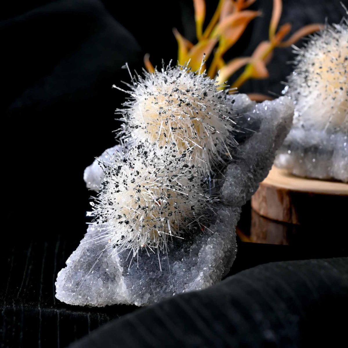 Sphalerite Mineral with Needle Sphere|CrystalHola
