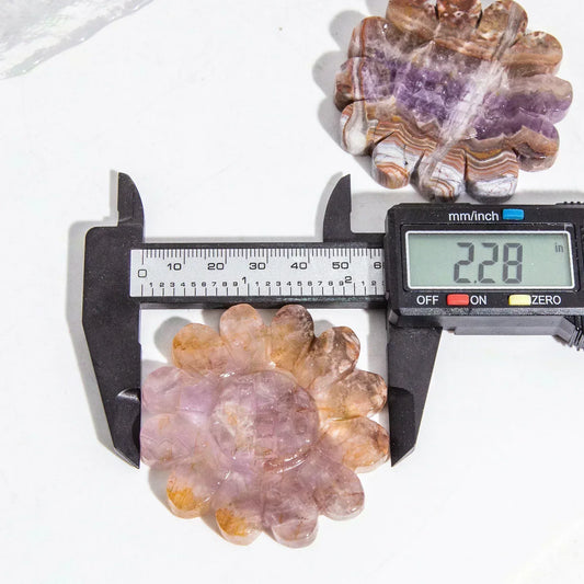 Muti-Material Sun Flower Carving - CrystalHola