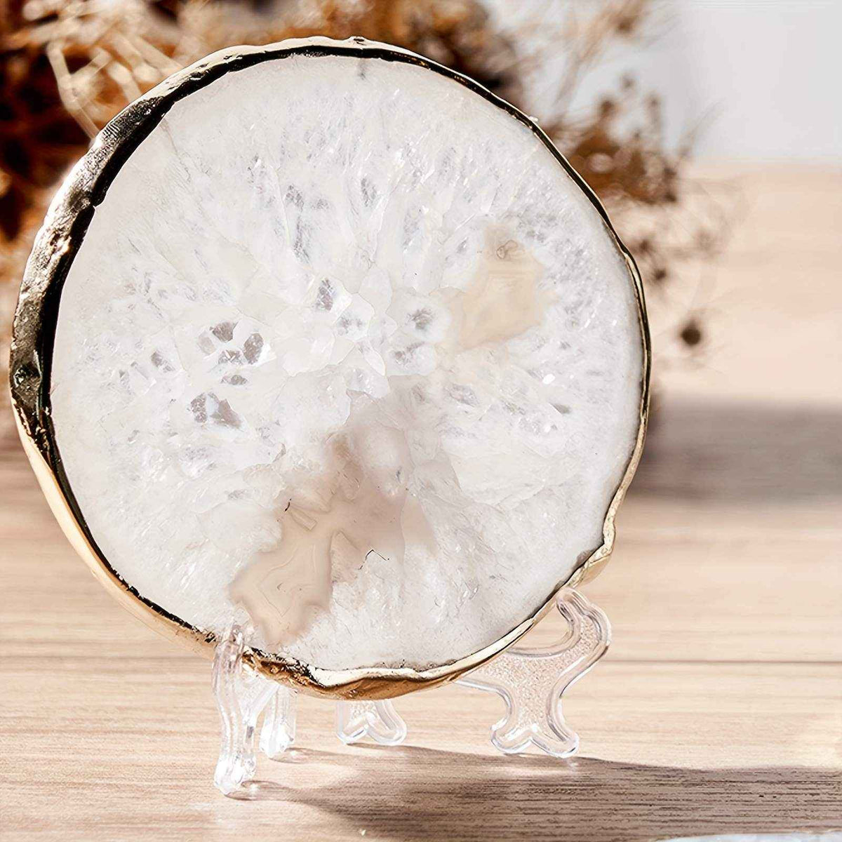 Wholesale Agate Coaster Geode |CrystalHola