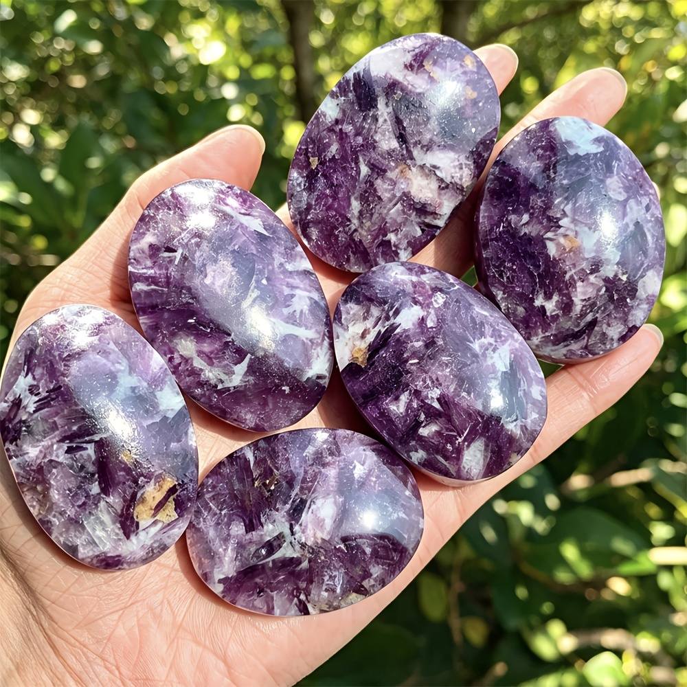 Wholesale BulkPurple MIca Palm Stone|CrystalHola