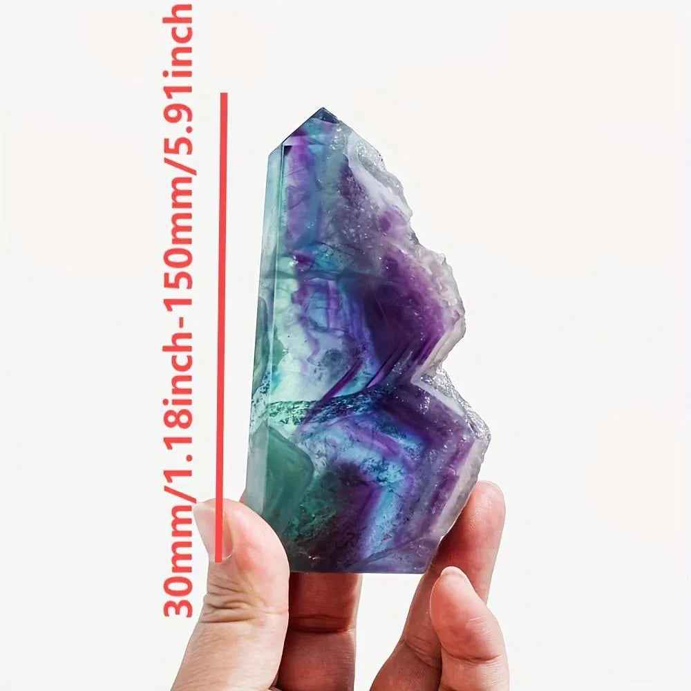 Wholesale Rainbow Fluorite Mineral Tower|CrystalHola