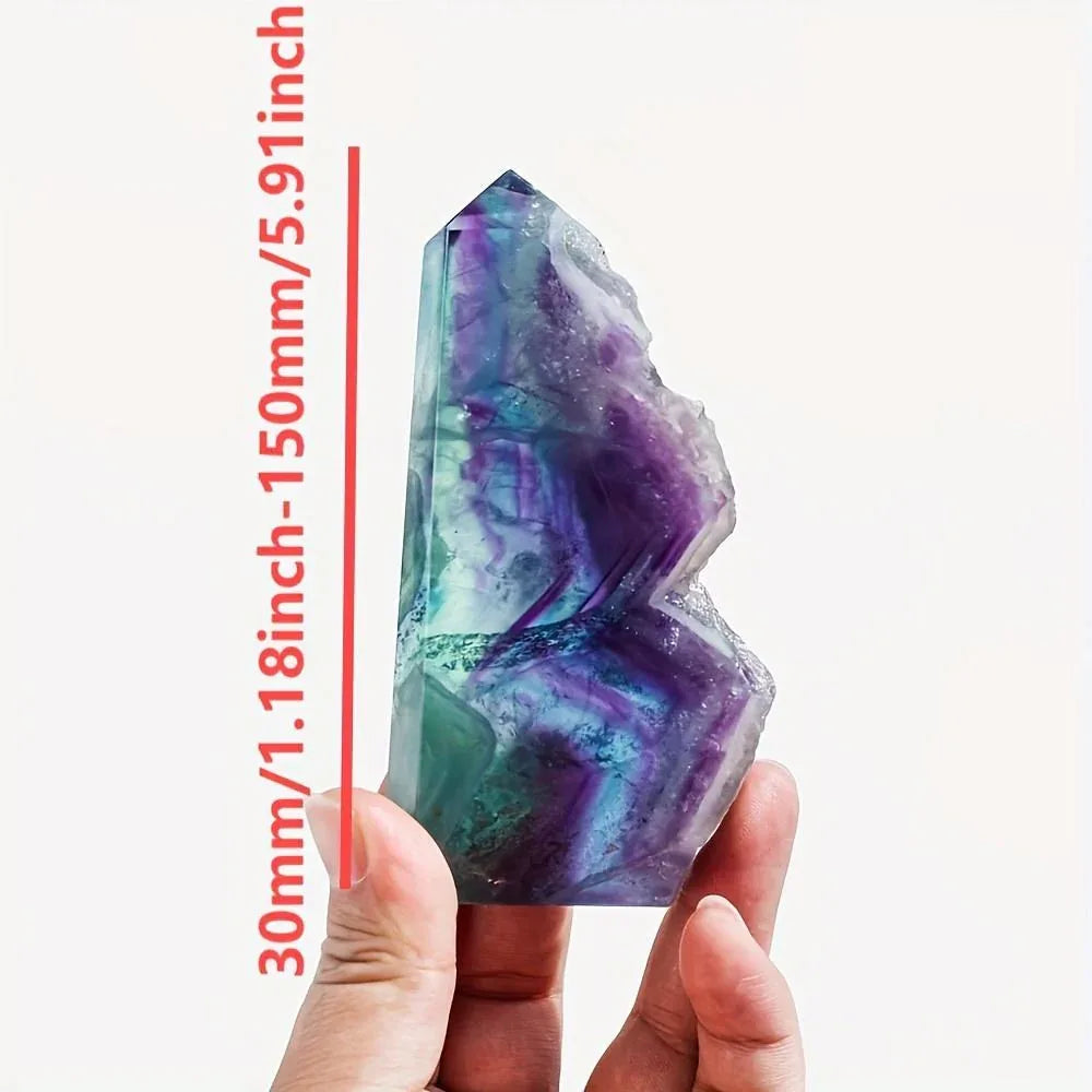 Wholesale Rainbow Fluorite Mineral Tower|CrystalHola