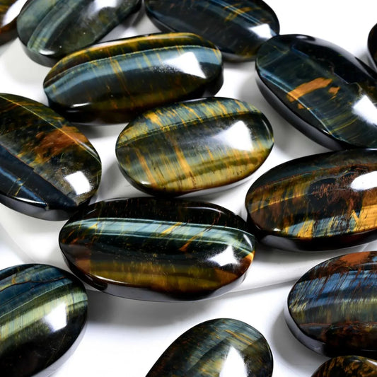 Yellow and Blue Tiger Eye Palm - CrystalHola