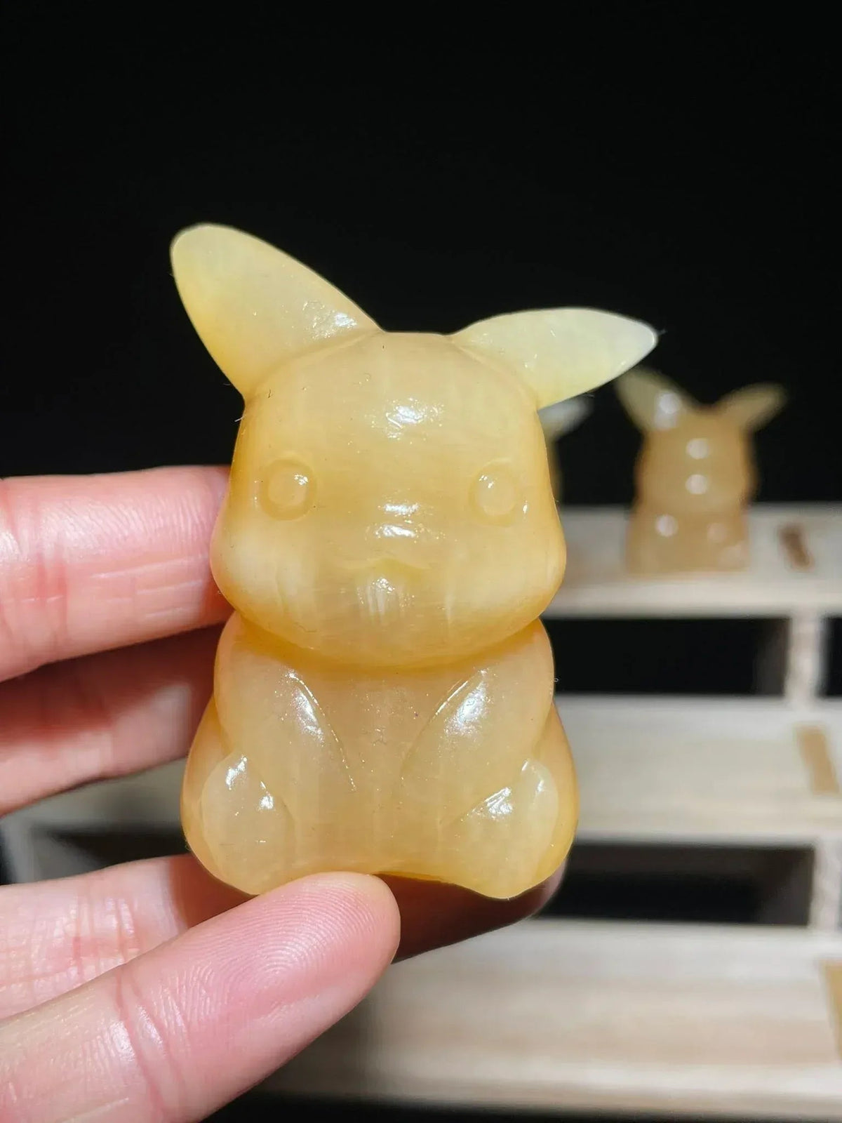 Yellow Calcite Carving