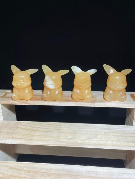 Yellow Calcite Carving - CrystalHola