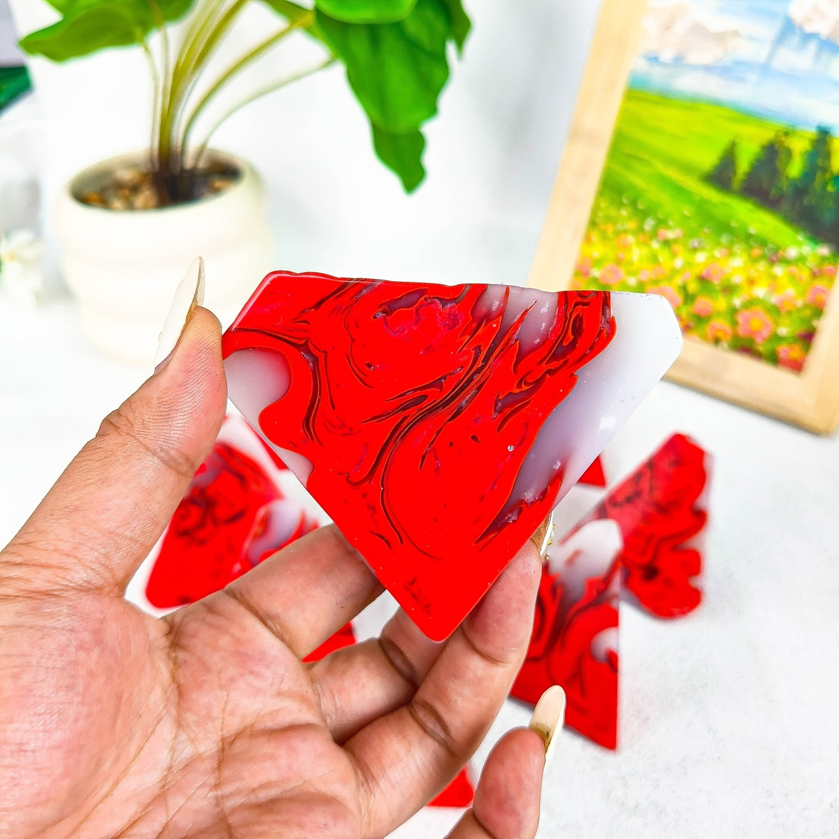 Flame Agate Freeform for Decor
