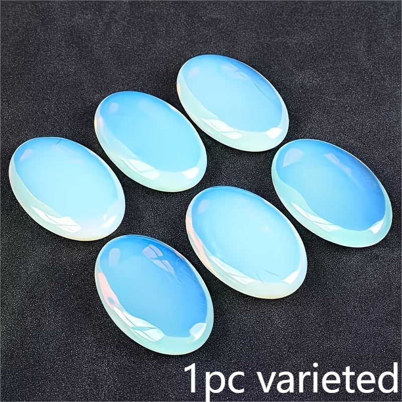 Opalite Palm Stone (1.97-2.3Inch) for Home Decor