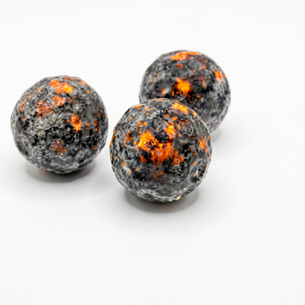 Natural Yooperlite Moon Relief Sphere for Meditation and Decor