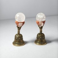 Workshop Reference: Vintage Brass Witch Bells with Crystal Spheres