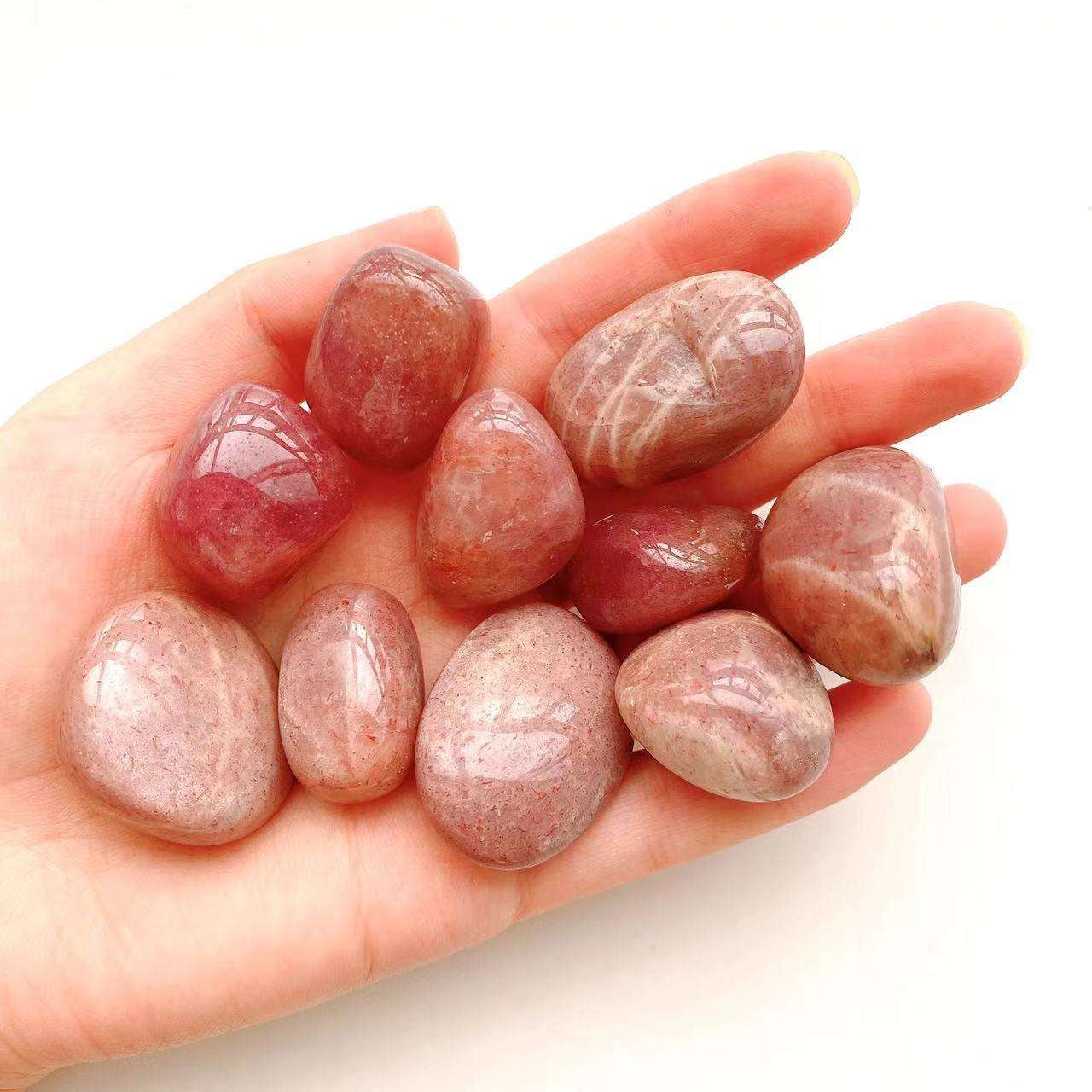 Pierre roulée en Héliodore 2-3cm|CrystalHola Vente en gros