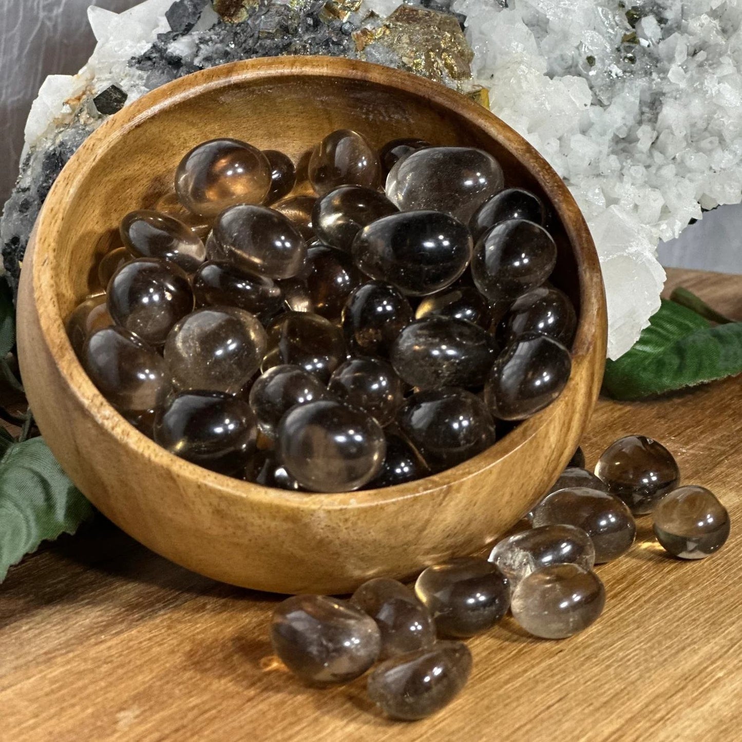 Pierre roulée en quartz fumé de 2 à 3 cm | Vente en gros CrystalHola