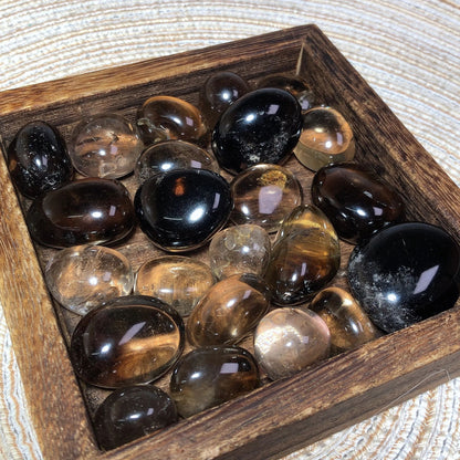 Pierre roulée en quartz fumé de 2 à 3 cm | Vente en gros CrystalHola