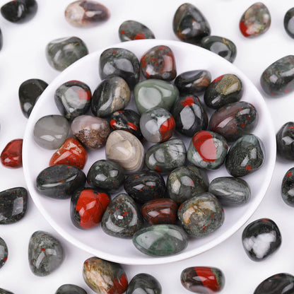 0.78-2.36in Pierre roulée d'héliotrope africain|Vente en gros CrystalHola