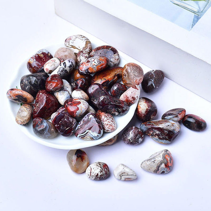 Galet en Agate de Moxico de 2-6 cm | Vente en gros CrystalHola