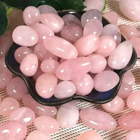 0.78-2.36in Rose Quartz Tumble Stone|CrystalHola Wholesale