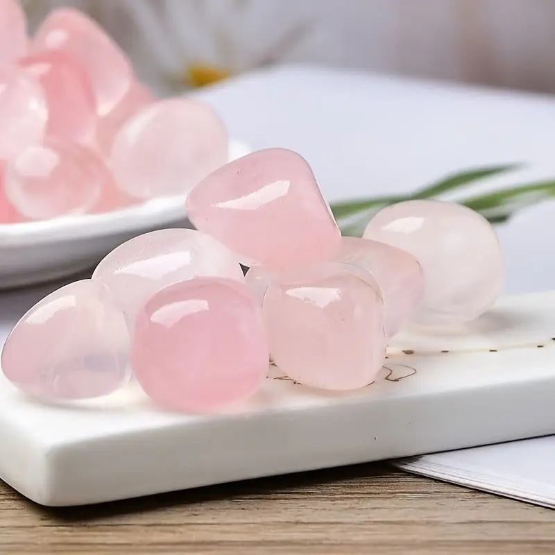 Pierre roulée de quartz rose de 2-6 cm|CrystalHola Wholesale