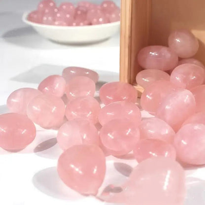 Pierre roulée de quartz rose de 2-6 cm|CrystalHola Wholesale