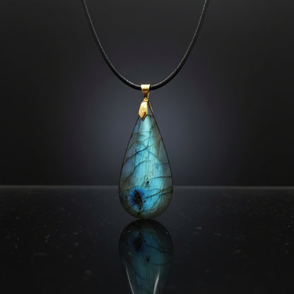 Pendentif Labradorite goutte d'eau 2,3-3 cm | Vente en gros de cristaux