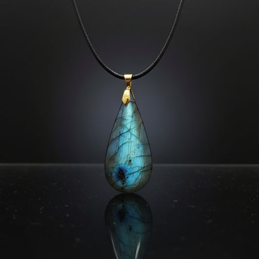 0.9-1.18in Labradorite Water Drop  Pendant|Wholesale CrystalHola