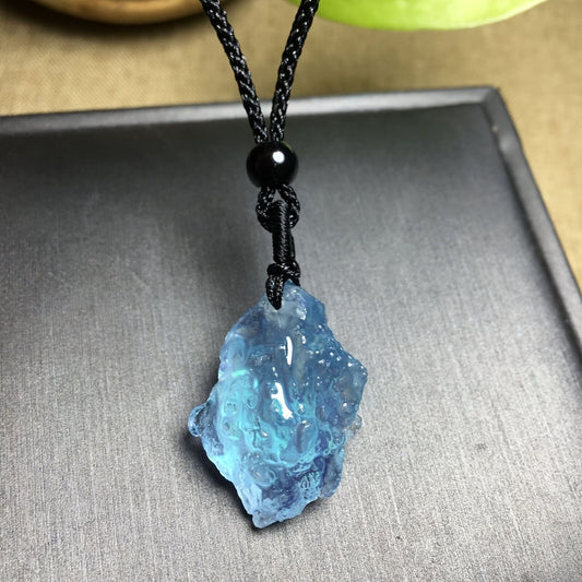 0.9-1.57in Aquamarine Pendant Raw|Wholesale CrystalHola