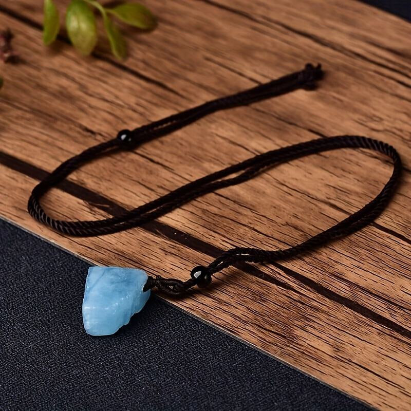 0.9-1.57in Aquamarine Pendant Raw|Wholesale CrystalHola