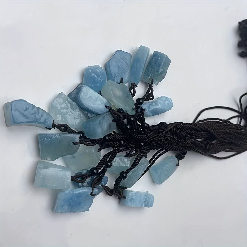 0.9-1.57in Aquamarine Pendant Raw|Wholesale CrystalHola