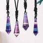 0.9-1.57in Fluorite Spiritual Pendulums  Pendant |Wholesale CrystalHola