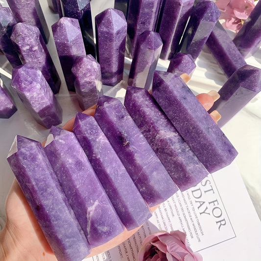 Wholesale Bulk Purple Lepidolite Tower |CrystalHola