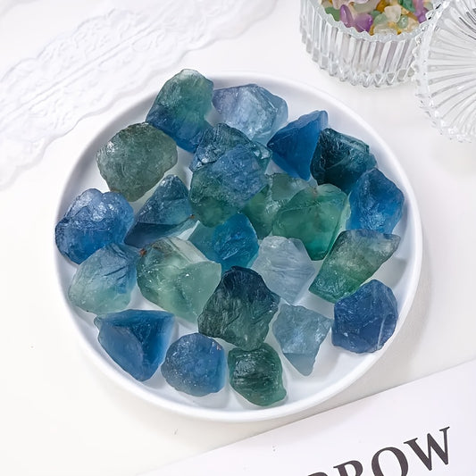 Blue Fluorite Raw Stone