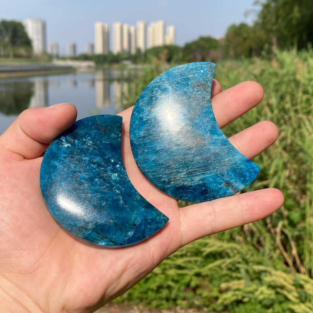 Blue Apatite Moon