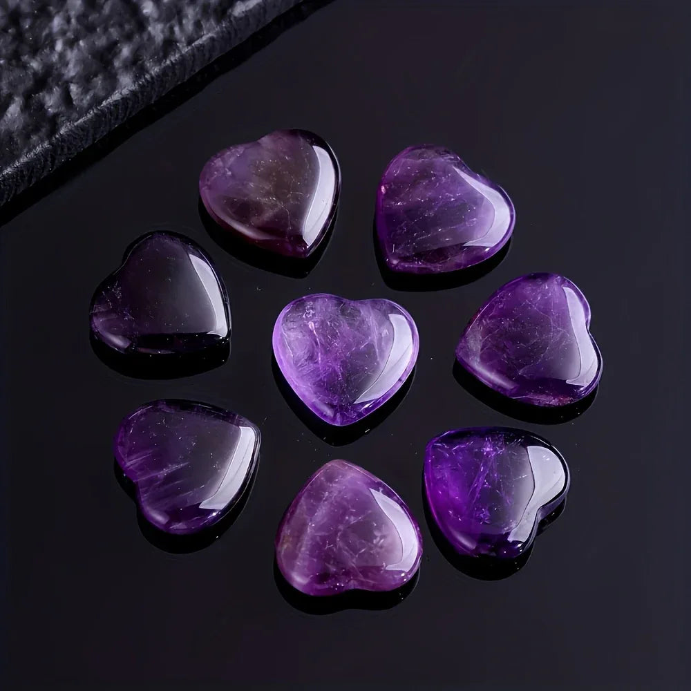 Mini Amethyst Heart - CrystalHola