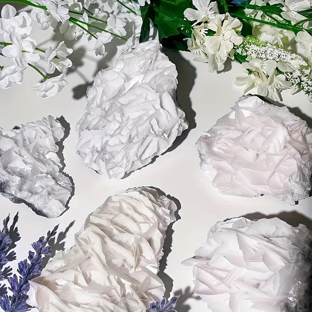 White Rose Calcite Specimen - CrystalHola