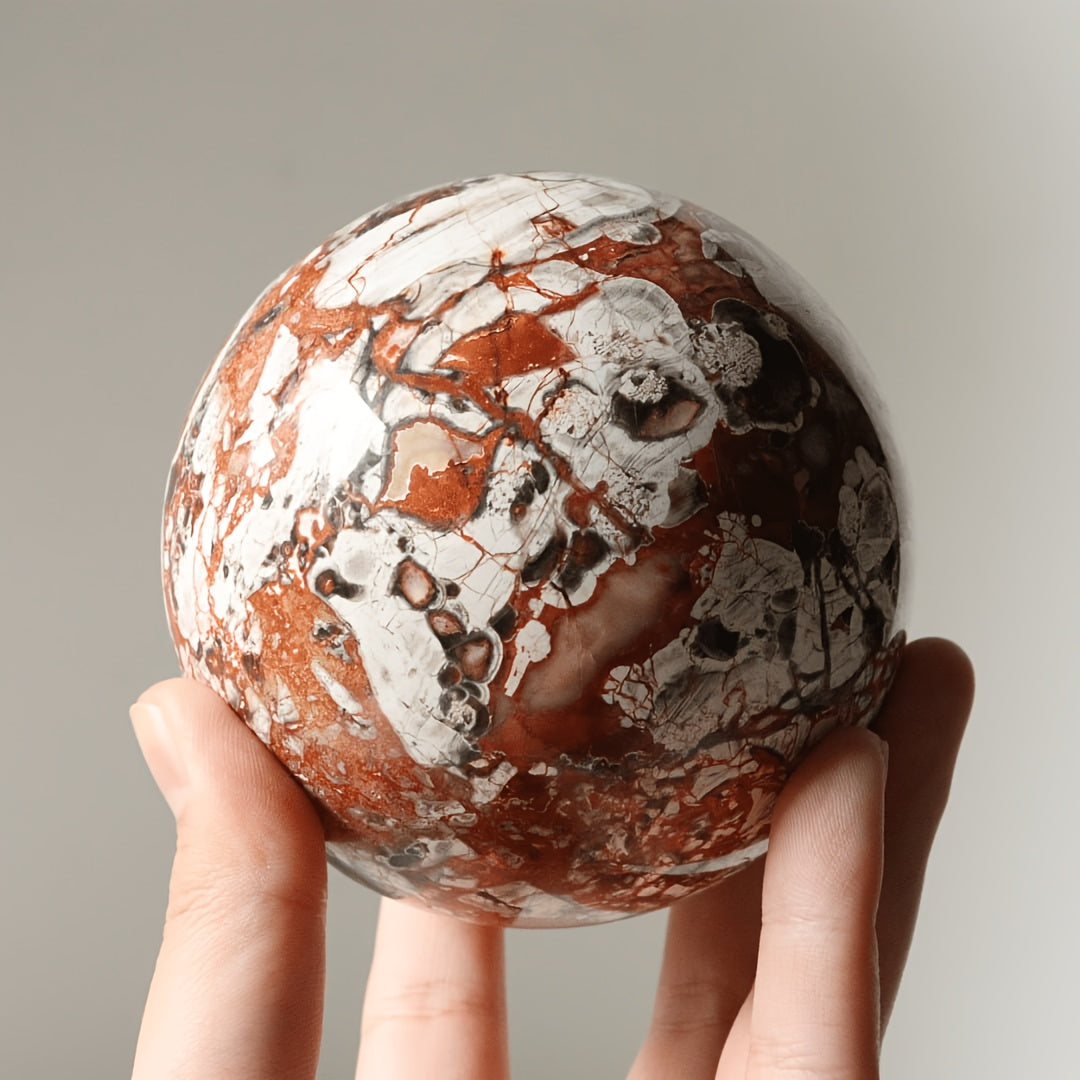 Money Agate Sphere for Decor