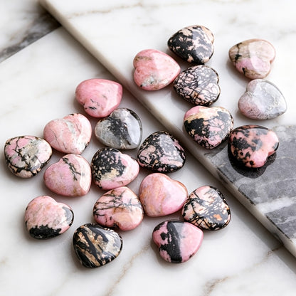 Rhodonite Heart
