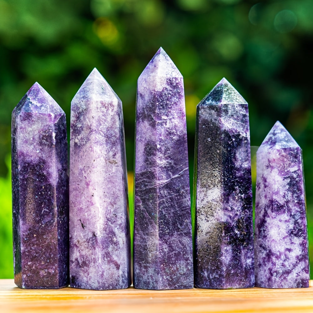 Wholesale Bulk Purple Lepidolite Tower |CrystalHola