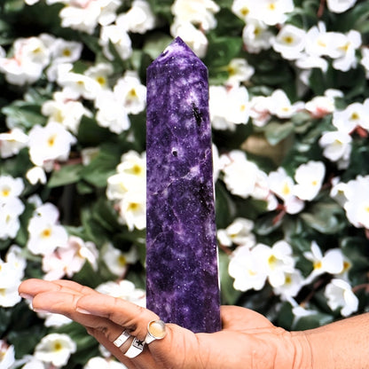 Wholesale Bulk Purple Lepidolite Tower |CrystalHola
