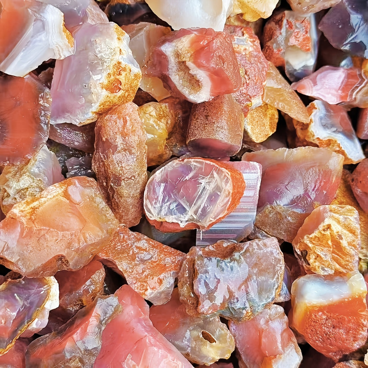 Red Agate Raw Stone