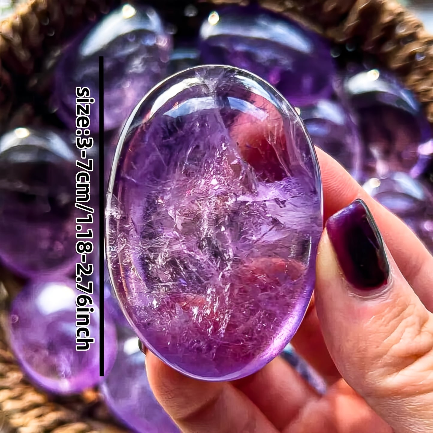 Amethyst Palm Stone quote-onlyquote-only