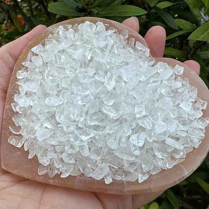 1-12mm Clear Quartz Gravel|CrystalHola