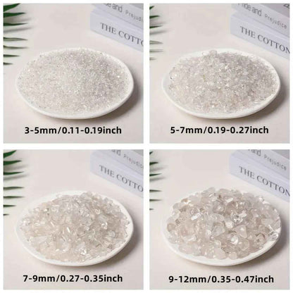 1-12mm Clear Quartz Gravel|CrystalHola