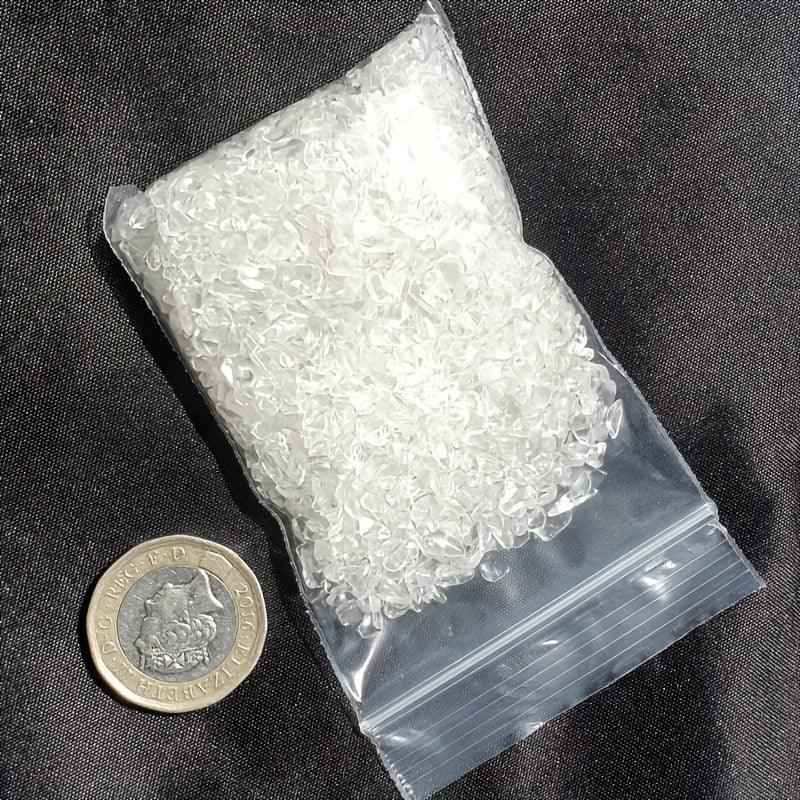 1-12mm Clear Quartz Gravel|CrystalHola