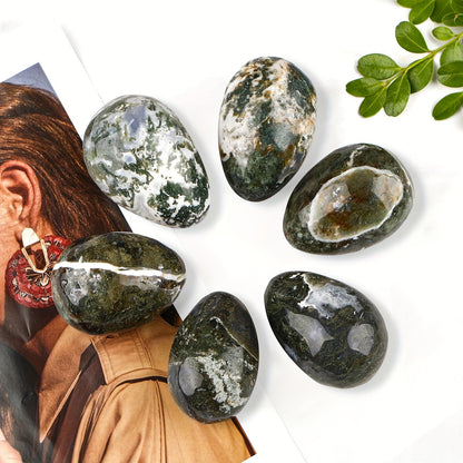 Œuf en agate mousse de 3-4 cm pour cadeaux CrystalHola