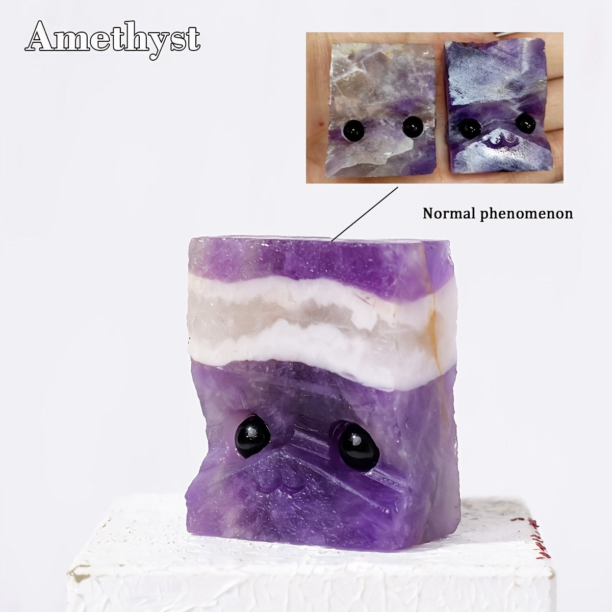 1.18-1.57in Crystal Material  Hedgehog Carving |CrystalHola