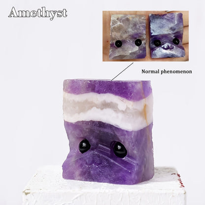 1.18-1.57in Crystal Material  Hedgehog Carving |CrystalHola