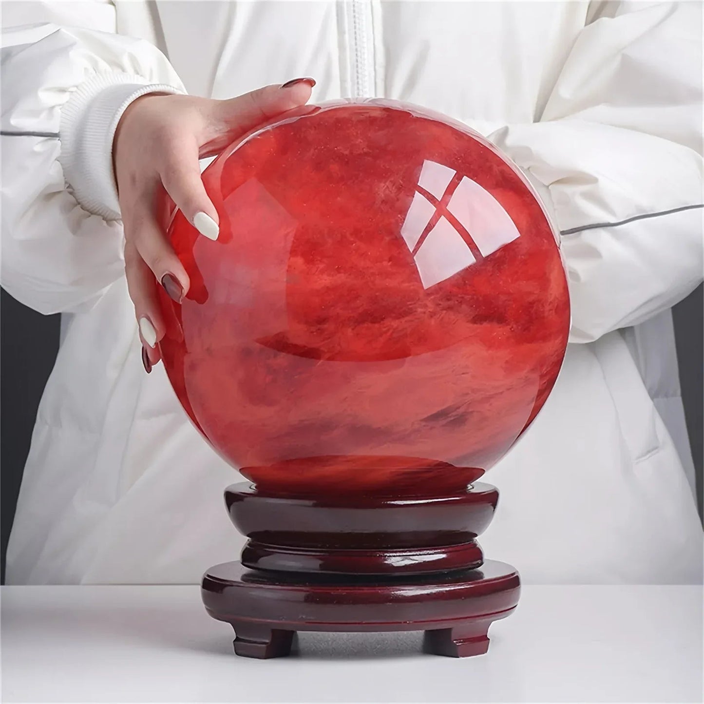 1.18-4.33in Red Smelting Sphere|CrystalHola