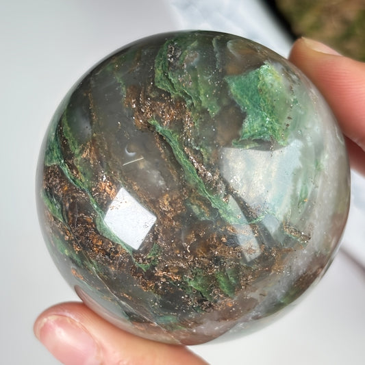 1.57-3.14in  African Emerald Sphere |CrystalHola